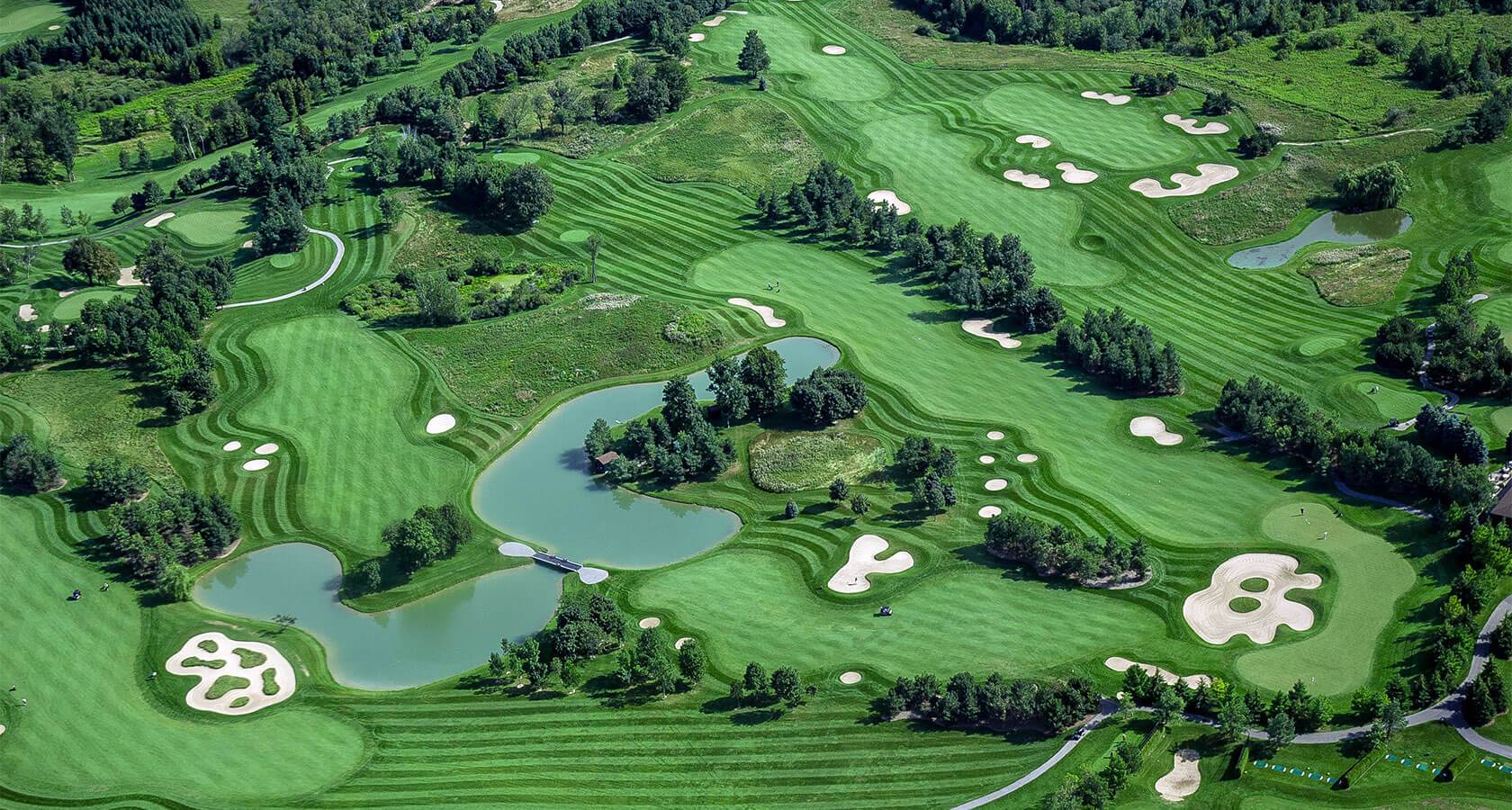 Aerial View of the course